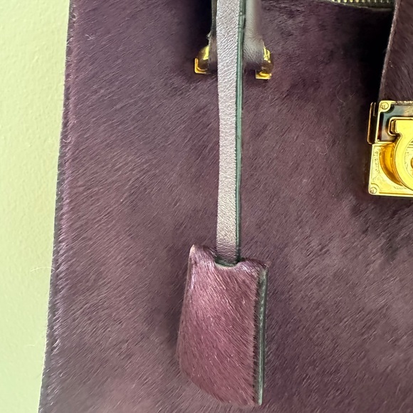 Salvatore Ferragamo Authentic Marlene Pony Hair Tote - Small - Picture 4 of 10